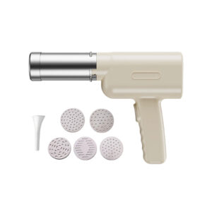 Stainless Steel Noodle Maker Machine | Home Manual Pasta Press | Handheld Ramen & Spaghetti Maker | Sausage Filler Mould | Multi-Purpose Murukku Idiappam Snack Maker & Cookie Press for Home Kitchen